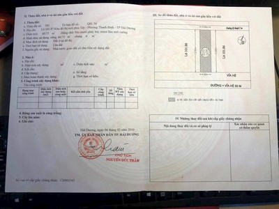 Bán đất mặt đường Trường Chinh, TP Hải Dương, 60.75m2, mt 4.5m, KD buôn bán tốt 1