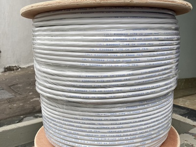 Cáp mạng CAT5e UTP đồng dầu chạy ngoài trời - có dây chịu lực gia cường - Outdoor ACT-5LANOD-305BKO 4