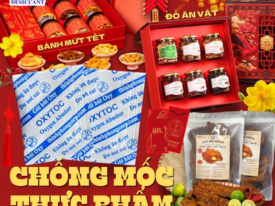 Gói hút oxy Giải pháp chống mốc hiệu quả cho mứt và thực phẩm đóng gói 0