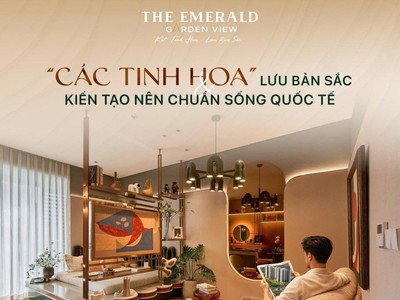 The emerald garden view căn hộ hang sang chỉ 7tr/ tháng 54m2 đáng mua nhất view chuẩn sống xanh 0