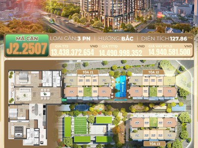 Siêu phẩm nhanh còn chậm hết - j2.2507   3pn cao cấp  jade square   tây hồ tây 0