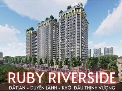 Cần chuyển nhượng căn ruby riverside hướng mát, tầng trung, trục view đẹp nhất tòa 0