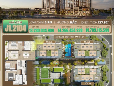 Siêu phẩm nhanh còn chậm hết - j2.2507   3pn cao cấp  jade square   tây hồ tây 1