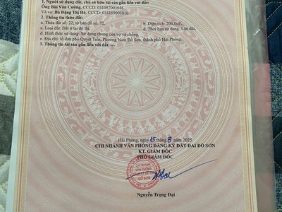 Chỉ còn 1 lô f0 quyết tiến giá hiếm 13,x tr/m quỹ đất ven đồ sơn ngày càng ít zalo 0567 222 2