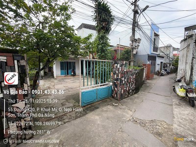 Chính chủ bán 206m2 đất sẵn nhà c4 chưa qua đầu tư trung tâm ngũ hành sơn, đà nẵng. 2