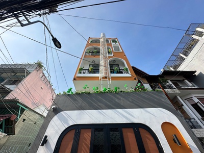 Tin thật 100  bán tòa chdv 77m2 x 16p ở phan huy ích- hxh 4m thông - dòng tiền 1,14 tỷ   7,5/năm 0