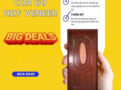 Cửa gỗ công nghiệp HDF Veneer: Sự kết hợp hoàn hảo giữa thẩm mỹ và kinh tế 0
