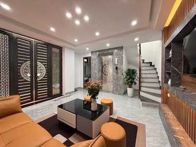 Bán nhà định công thượng  ngay cầu lủ  35m  x 6t thang máy -cách ô tô tránh 10m -full nội thất 0