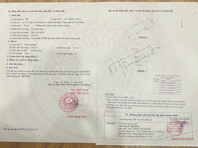 Hot nhà vị trí đẹp- giá tốt chính chủ cần bán nhanh căn nhà vị trí đẹp tại quận tân bình, tphcm 1