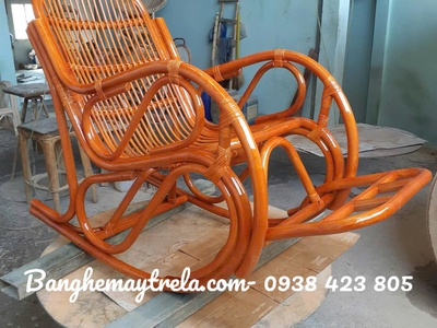 Ghế bập bênh mây hiện đại 6