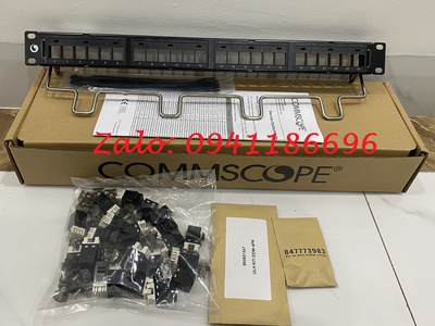 Thanh đấu nối, UTP, SL, DDM, 48 cổng cat6, 2U, rỗng, thẳng 760237041 9-1375055-2 3