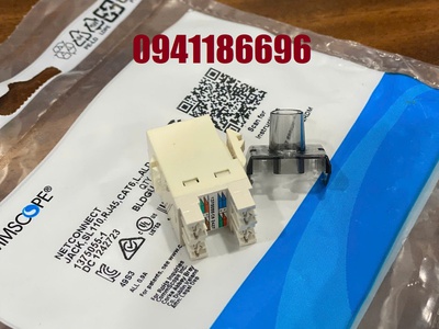 Phân phối Nhân mạng Cat6 UTP Commscope 1375055-1 MODULAR JACK 1