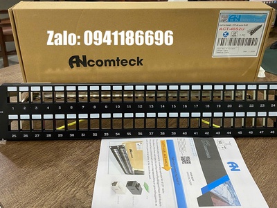 Thanh đấu nối, UTP, SL, DDM, 48 cổng cat6, 2U, rỗng, thẳng 760237041 9-1375055-2 4