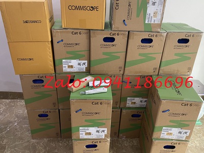 Thanh đấu nối patch panel 24 cổng cat6 UTP,1U mã 760237040   9-1375055-2 commscope 7