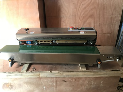 Máy hàn túi bao bì liên tục, máy ép bao nilong- túi PE, máy hàn túi/bao bì liên tục  FR1100, 3