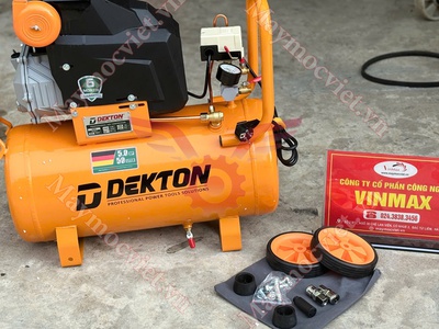 Máy nén khí Dekton 5Hp 50L DK50LT không dầu giá rẻ 0