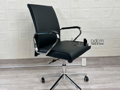 Ghế xoay làm việc lưng trung nệm PVC CE4601-P 3