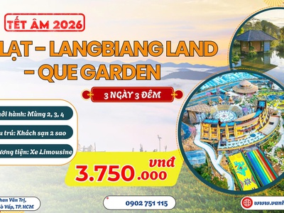 Tour Tết 2026 - Đà Lạt 3N3Đ - SGC Tourist 1