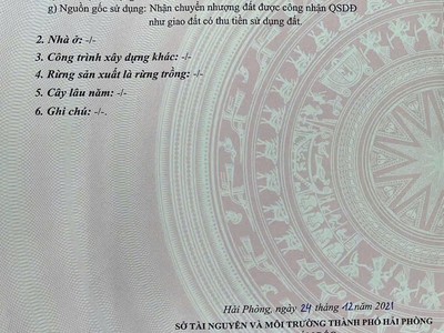 Đất thổ cư 138m  cốc liễn   minh tân   kiến thụy  giá hiếm khu dân cư hiện hữu  phù hợp đầu tư dài 4