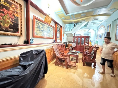 Bán nhà 3 tầng hàng xóm hiệp thành city- hẻm xe hơi vào nhà-dt khủng 128m2- 4pn có pn đất -chỉ 6,8 2