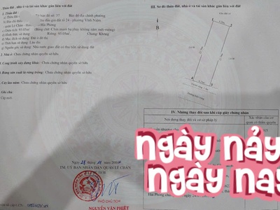 Đất mặt đường vĩnh cát - thiên lôi, 93m, giá 65 tr/m rẻ nhất thị trường 3