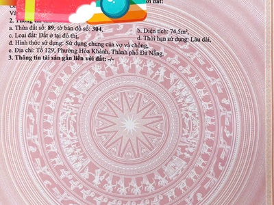 Bán đất 2 mặt kiệt ô tô gò dư - p. hòa khánh - tp đà nẵng 0