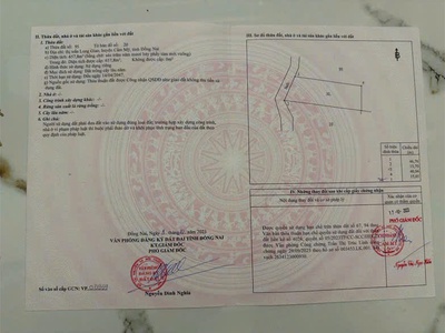 Chính Chủ Bán Gấp 657,8m2 Đất Mặt Tiền Đường QL56, Thị Trấn Long Giao, Cẩm Mỹ, Đồng Nai. SHR 2