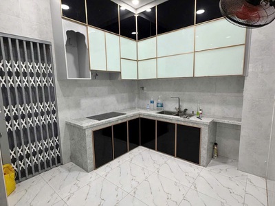 Nhà mới 2 lầu/sân thượng bùi huy bích p12 q8 3