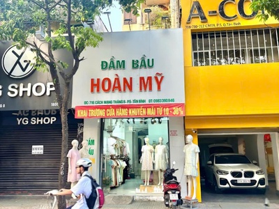 Sang shop đầm bầu thời trang mặt tiền đường cách mạng tháng 8, phường 5, quận tân bình, hcm 0