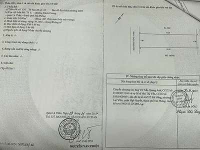 Đất mặt đường đào nhuận - trại lẻ, 184m, giá 95 tr/m, sau y học biển 3