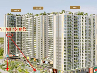Suất nội bộ the win city - căn 3pn full nôi thất 3.2 tỷ 1