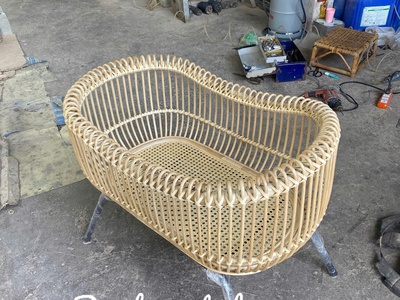 Nôi mây tự nhiên cho bé 1