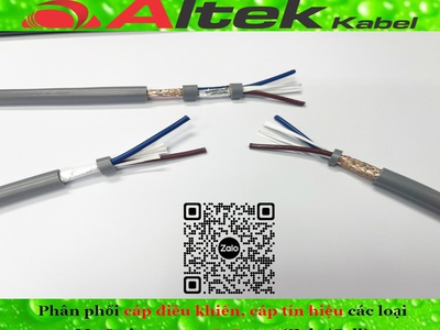 Altek Kabel: Cáp tín hiệu 2 lõi 0.75 bọc kim chống nhiễu 1