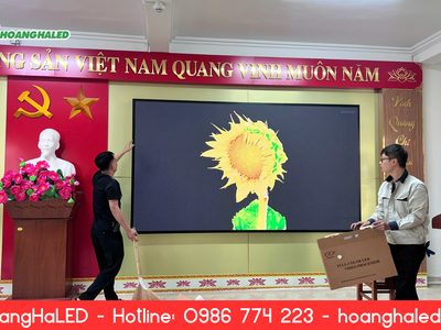 Hoàn Thiện Màn Hình LED P2.5 Tại Mầm Non Phạm Hồng Thái   Quảng Ninh 1