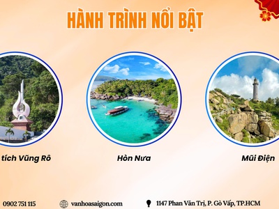 Tour Đảo Hòn Nưa - Phú Yên 3N3Đ - SGC Tourist 1