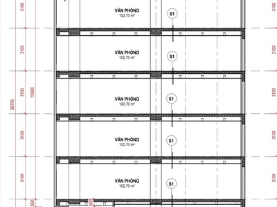 Cho thuê tòa nhà văn phòng 46 Chu Huy Mân, Long Biên  Tách tầng hoặc cả toà 9