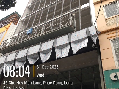 Cho thuê tòa nhà văn phòng 46 Chu Huy Mân, Long Biên  Tách tầng hoặc cả toà 3