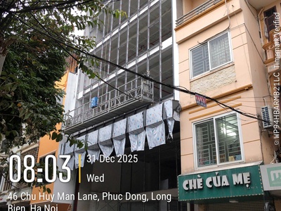 Cho thuê tòa nhà văn phòng 46 Chu Huy Mân, Long Biên  Tách tầng hoặc cả toà 1