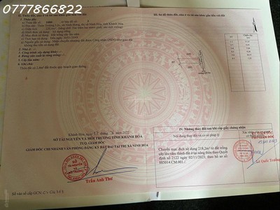 Đất full thổ cư thôn trường lộc, khu hành chính ubnd xã nam ninh hòa 1