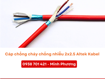 Cáp chống cháy chống nhiễu 2x2.5mm2 chính hãng Quảng Ngãi, Bình Định, Phú Yên 2