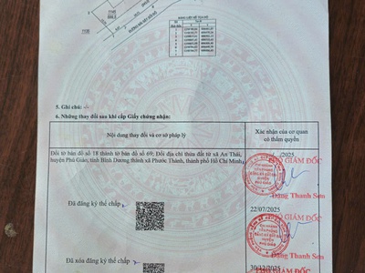 Bán đất lô góc dt: 599,5m2 sẵn sổ giá cực tốt tại   507, xã an thái, huyện phú giáo, bình dương 0