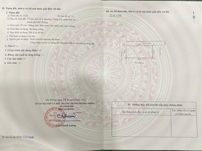 Bán đất lô góc 2 mặt ngõ tại ngõ 228 Thành Tô - Tràng Cát dt 47,1m2 giá chỉ 26tr/m2 ngõ oto vào. 2