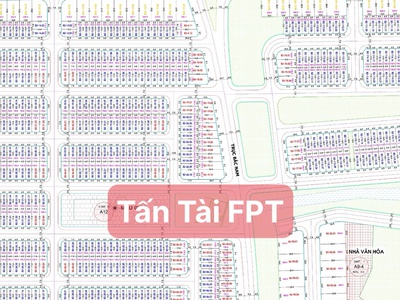Tấn tài fpt   la bàn land trân trọng giới thiệu  lô biệt thự lề khủng   trục chính bắc nam kđt 1