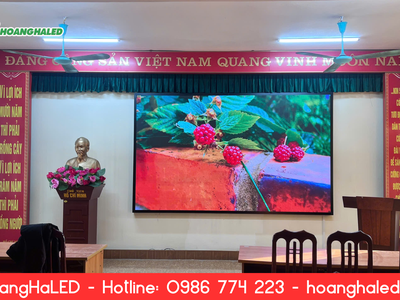 Nghiệm Thu Màn Hình Led Hội Trường, Phòng Họp Tại Tiểu Học Hồng Thái Đông Quảng Ninh 0