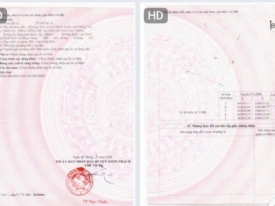 Bán đất nền nhà vườn dự án hud nhơn trạch   sổ riêng   diện tích lớn 2