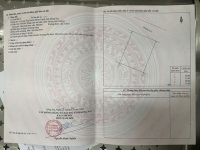 Bán đất nền nhà vườn dự án hud nhơn trạch   sổ riêng   diện tích lớn 1