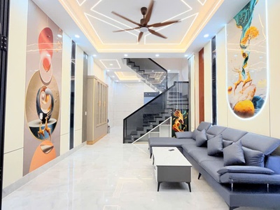 Nhà mới đón tết đ số 11 ngay chợ 26-3 sát aeon tân phú hẻm 7m 52m2,4 tầng 4 pn 6 tỷ 1 1