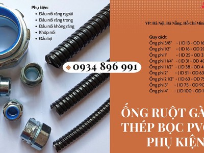 Ống Kẽm Bọc Thép Và Đầu Nối Phi 40 Bình Dương, Cần Thơ, Long An 0