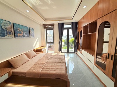 Bán nhà mới 4 tầng tam phú thủ đức   63m  sân đậu ô tô   giá tốt chỉ 6.8 tỷ gần phạm văn đồng 3