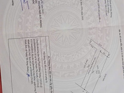 Bán lô đất 3 mặt tiền tại tuyến 2 đường Cát Vũ Tràng Cát dt 70,8m2 giá chỉ 2 Tỷ973tr. 2